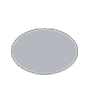 Acrylglasplatte oval (oval konturgefräst) <br>einseitig 4/0-farbig bedruckt