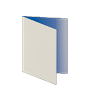 Einladungskarte DIN A7 4-seiter 4/4 farbig mit beidseitig partieller Glitzer-Lackierung
